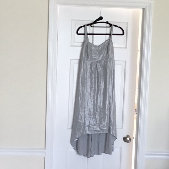 Tommy Bahama Dresses & Skirts - Tommy Bahama silver metallic linen dress. Small Tommy Bahama Dresses & Skirts - Tommy Bahama silver metallic linen dress. Small